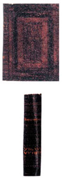 Dollhouse Miniature Gutenberg Bible - Leather Bound, 1pc
